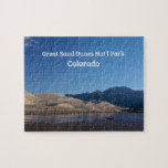 Great Sand Dunes National Park, CO Jigsaw Puzzle<br><div class="desc">Beautiful view of Great Sand Dunes National Park in Colorado.</div>