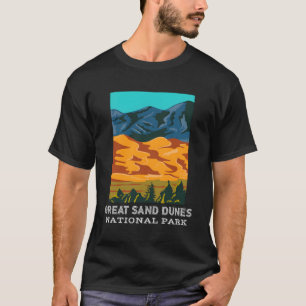 Great Sand Dunes National Park Colorado Camg Hike  T-Shirt