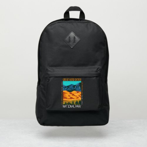 Great Sand Dunes National Park Colorado Distressed Port Authority Backpack