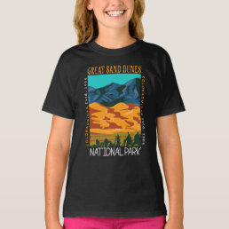 Great Sand Dunes National Park Colorado Distressed T-Shirt
