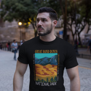 Great Sand Dunes National Park Colorado Distressed T-Shirt