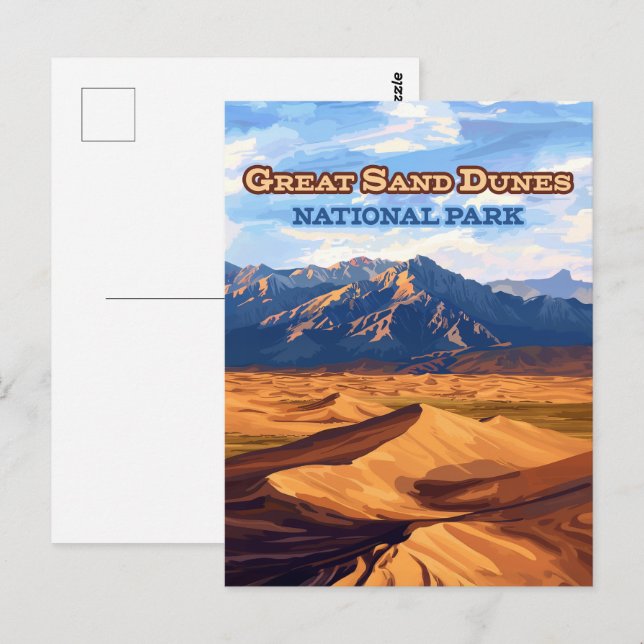 Great Sand Dunes National Park Colorado Postcard (Front/Back)