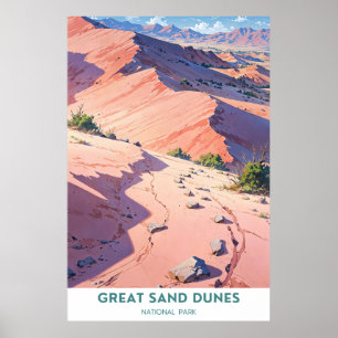 Great Sand Dunes National Park, Colorado Poster