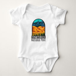  Great Sand Dunes National Park Colorado Vintage  Baby Bodysuit
