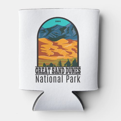  Great Sand Dunes National Park Colorado Vintage Can Cooler
