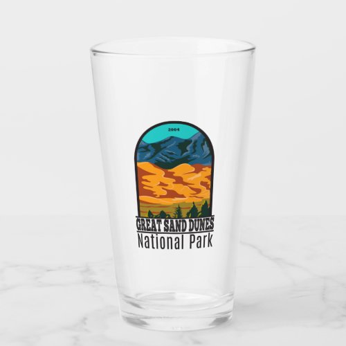  Great Sand Dunes National Park Colorado Vintage Glass
