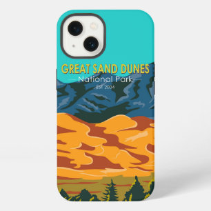Great Sand Dunes National Park Colorado Vintage  iPhone 13 Case