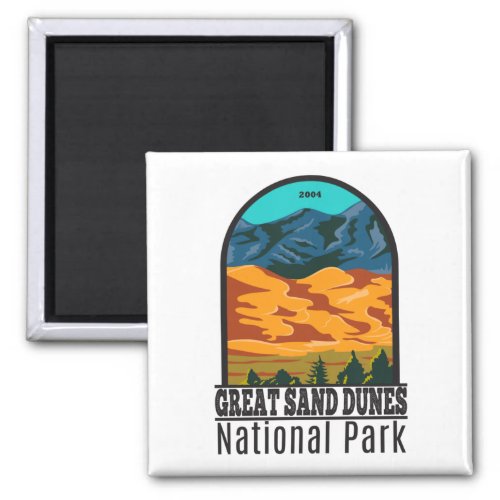  Great Sand Dunes National Park Colorado Vintage Magnet