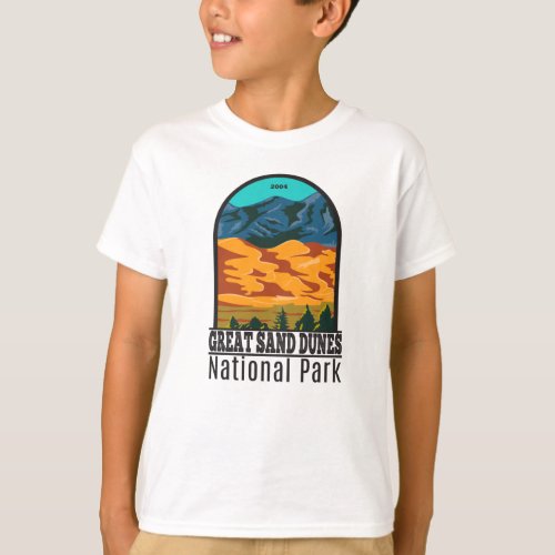  Great Sand Dunes National Park Colorado Vintage T T_Shirt