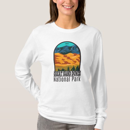  Great Sand Dunes National Park Colorado Vintage T T_Shirt