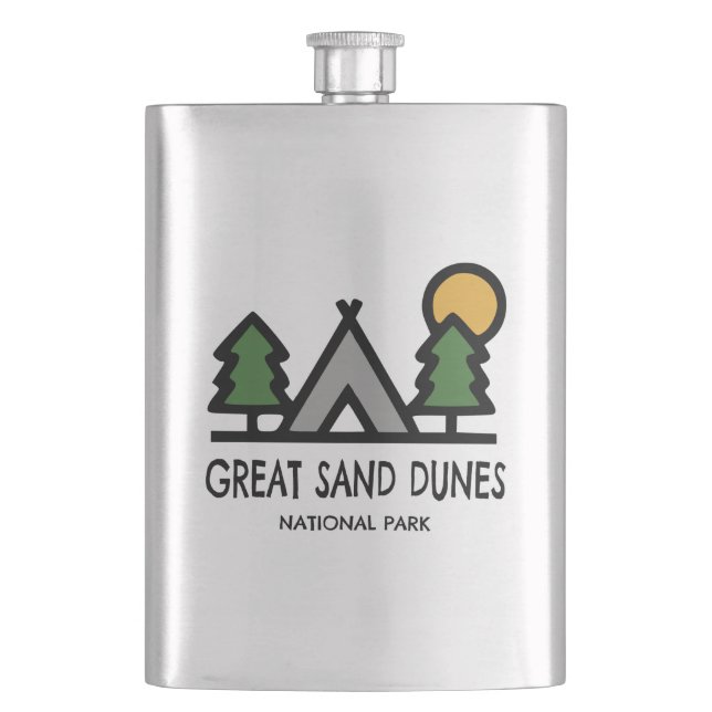 Great Sand Dunes National Park Flask (Front)