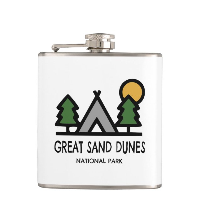 Great Sand Dunes National Park Flask (Front)