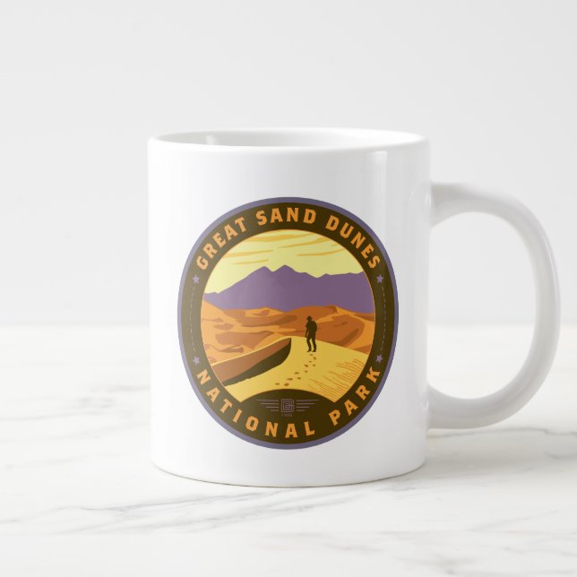 Great Sand Dunes National Park Giant Coffee Mug (Right)