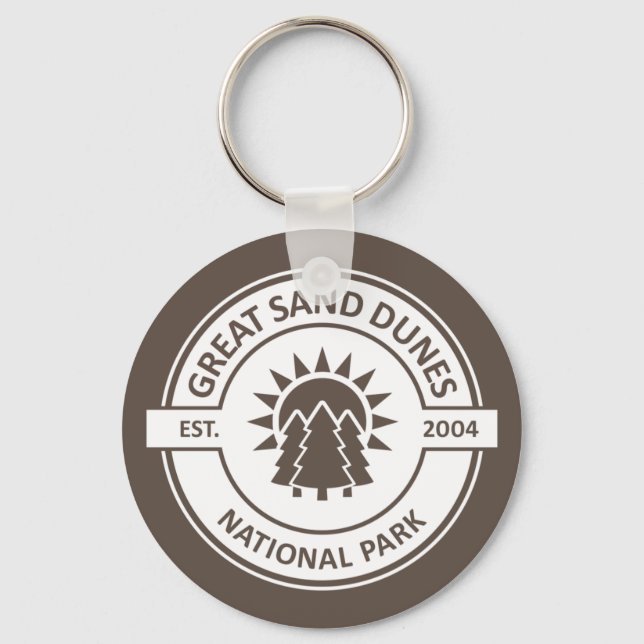 Great Sand Dunes National Park Keychain (Front)