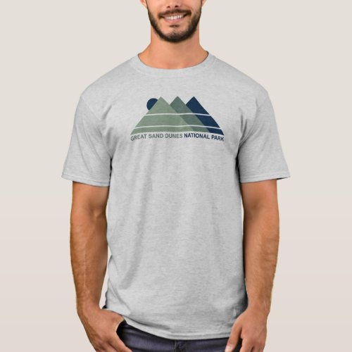 Great Sand Dunes National Park Mountain Sun T_Shirt