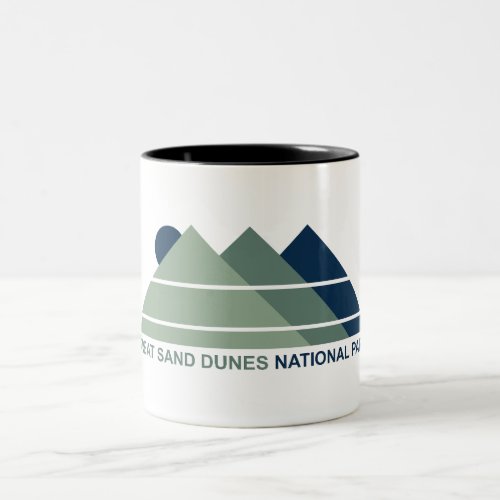 Great Sand Dunes National Park Mountain Sun Two_Tone Coffee Mug