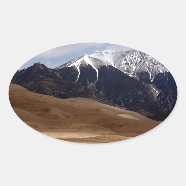 Great Sand Dunes National Park Oval Sticker (Front)
