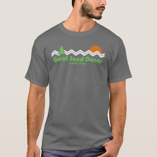 Great Sand Dunes National Park Retro T_Shirt