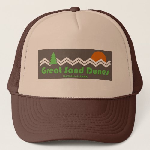 Great Sand Dunes National Park Retro Trucker Hat