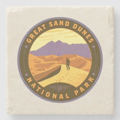 Great Sand Dunes National Park Stone Coaster