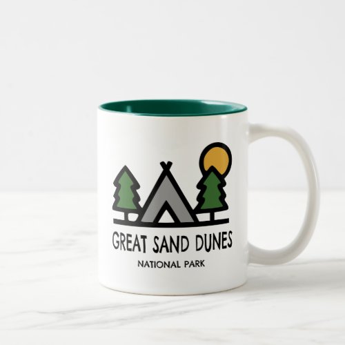Great Sand Dunes National Park Two_Tone Coffee Mug