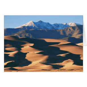 Great Sand Dunes NP at Sunset Blank Card
