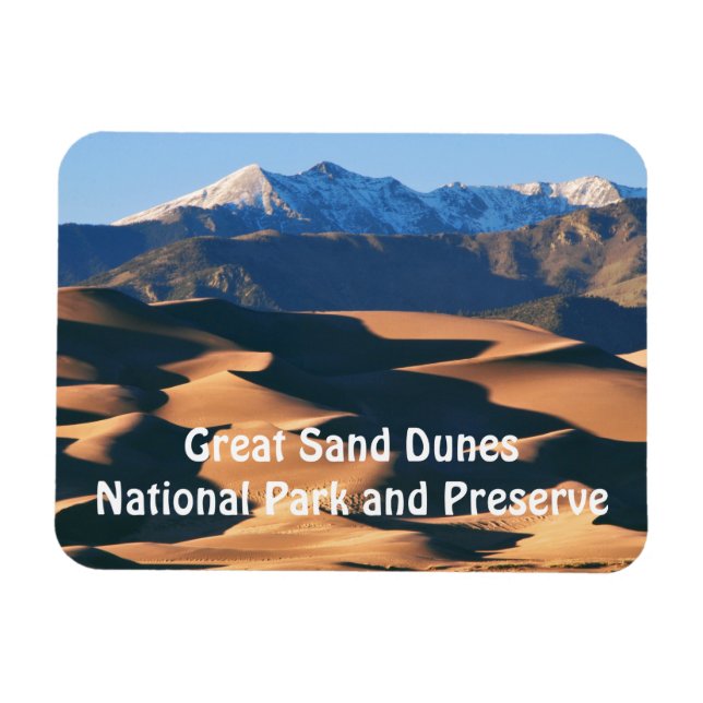 Great Sand Dunes NP at Sunset Magnet (Horizontal)