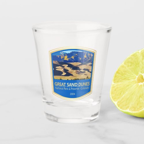 Great Sand Dunes NP PF1 Shot Glass