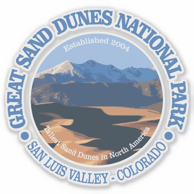 Great Sand Dunes NP Sticker (Front)