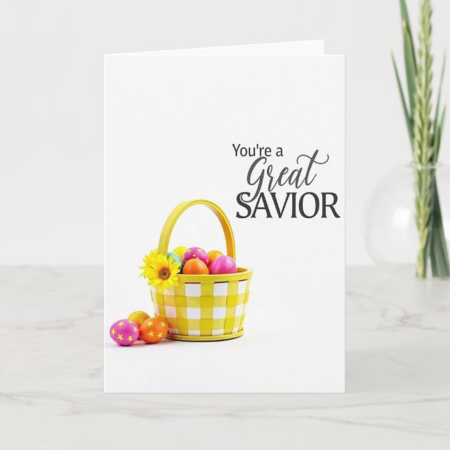 Great Savior Celebration Card (Front)