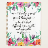 Great school speech therapist thank you gift SLP