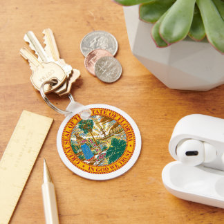 Great Seal Of Florida Keychain