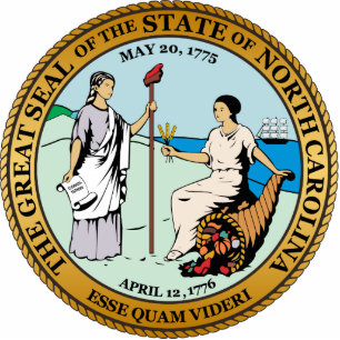 Great seal of North Carolina Cutout