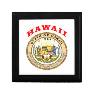 Great Seal Of State Hawaii Keepsake Box