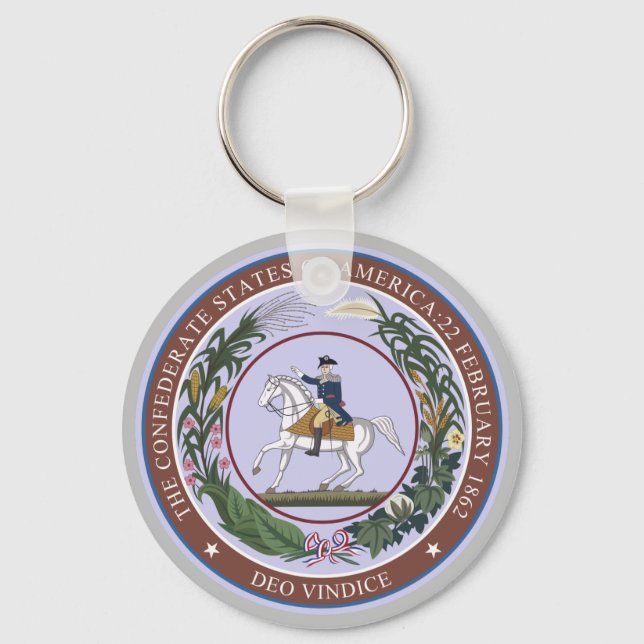 GREAT SEAL of the CONFEDERACY Keychain (Front)