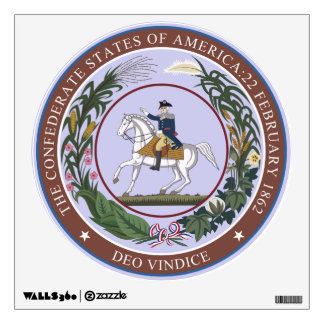 GREAT SEAL of the CONFEDERACY Wall Decal
