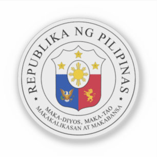 Great Seal of the Republic of the Philippines Sticker