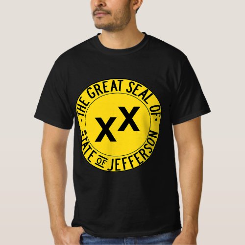Great Seal of the State of Jefferson Flag T_Shirt