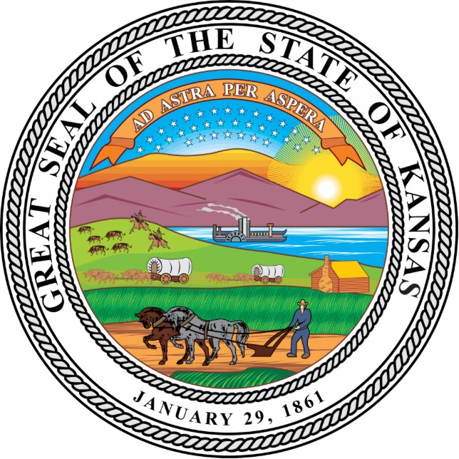 Great seal of the state of Kansas Cutout (Front)