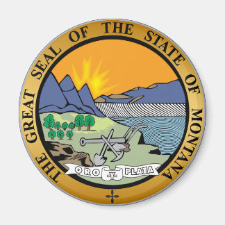 Great seal of the state of Montana Magnet