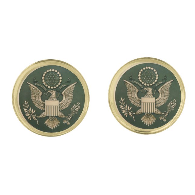 Great Seal of the U.S.A.  Cufflinks (Front)