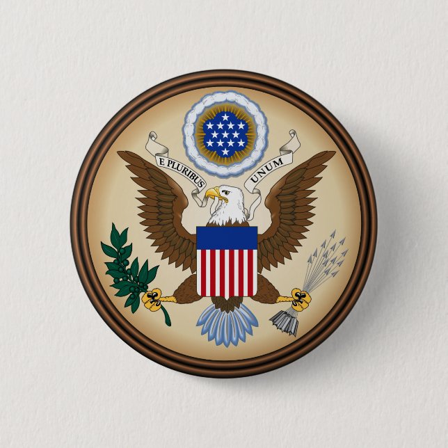 GREAT SEAL OF THE UNITED STATES BUTTON (Front)