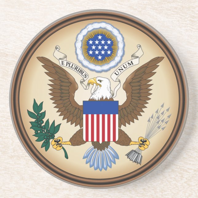 GREAT SEAL OF THE UNITED STATES DRINK COASTER (Front)