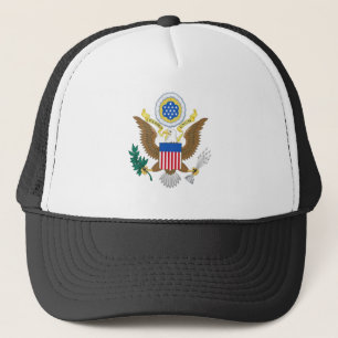 Great Seal of the United States flag trucker hat