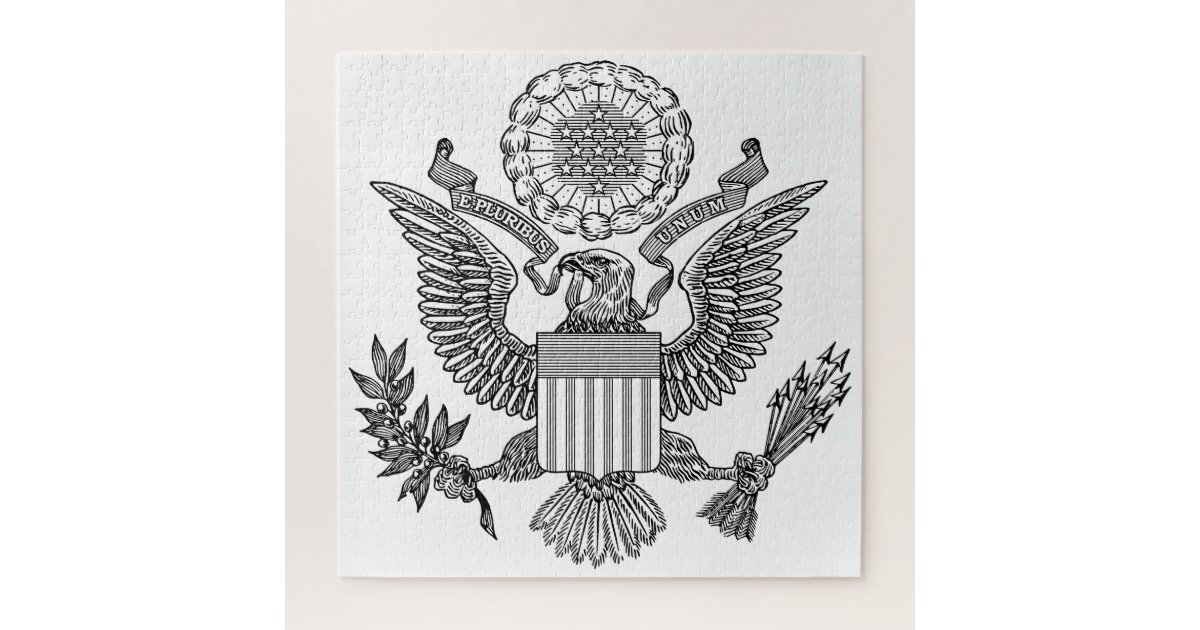 Great Seal of the United States of America (USA) Jigsaw Puzzle | Zazzle