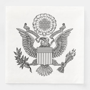 Great Seal of the United States of America (USA) Paper Dinner Napkins