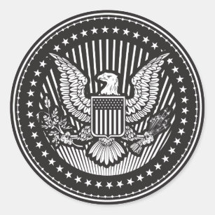 Great Seal of the United States Round Sticker