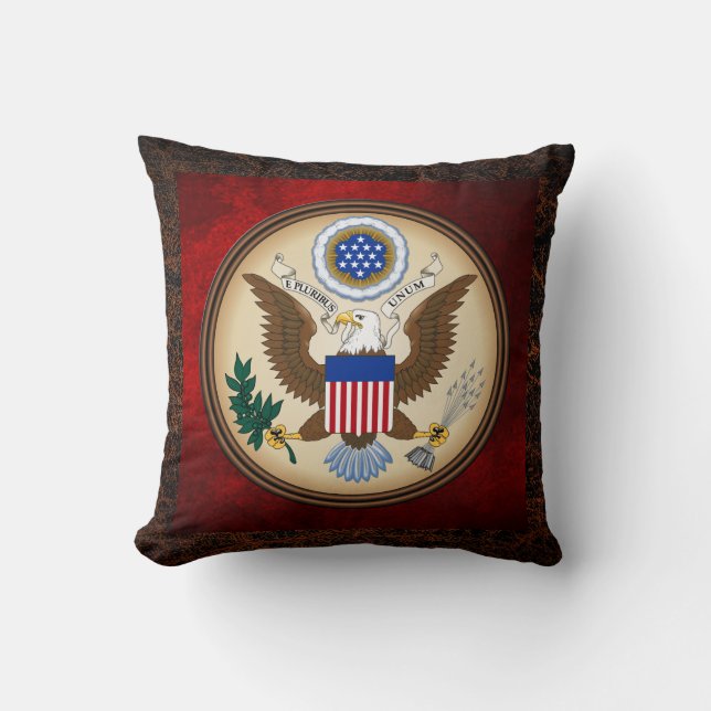 GREAT SEAL OF THE UNITED STATES THROW PILLOW (Front)