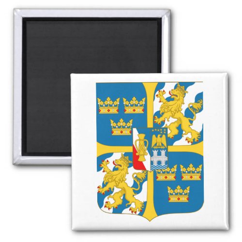 Great shield of arms of Sweden Magnet