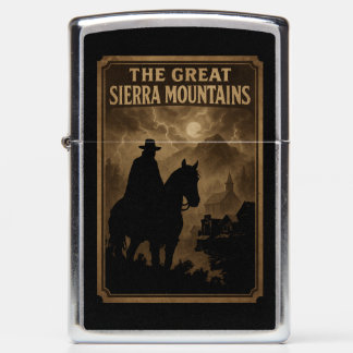 Great Sierra Mountains gold rush bandit Zippo Lighter